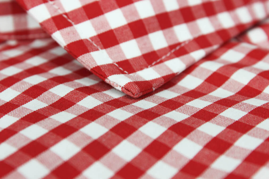 Vichykaro rot 100% Baumwolle